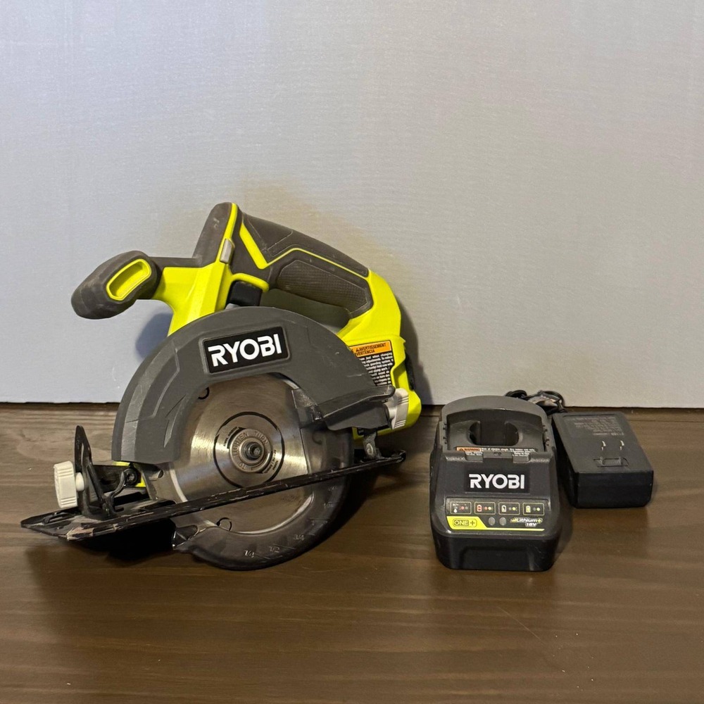 Ryobi Circular Saw 18V Cordless 5-1/2" ONE+ PCL500 Handheld Tool with Charger
